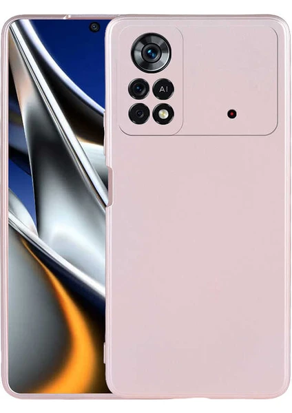 Tekno Grup Xiaomi Poco M4 Pro 4g Kılıf Mat Premium Silikon Kılıf + Nano Ekran Koruyucu