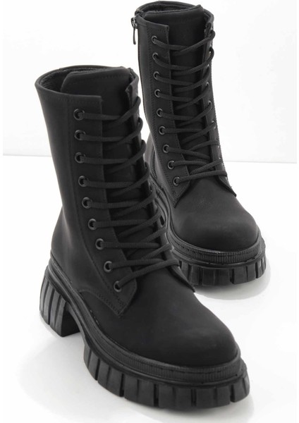 Siyah Kadın Bot & Bootie K02823111909