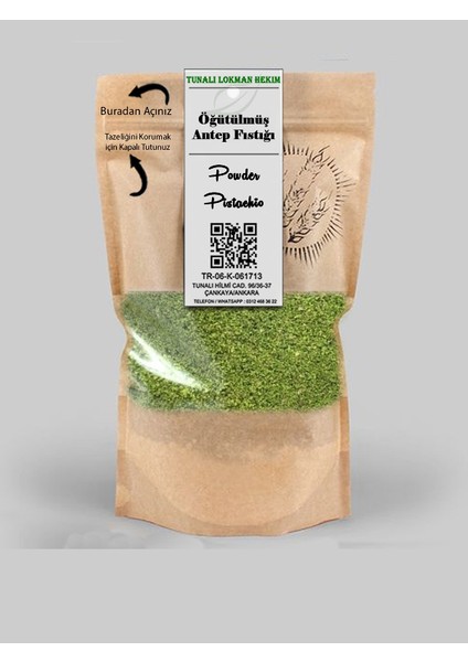 Öğütülmüş Toz Antep Fıstığı 90 gr