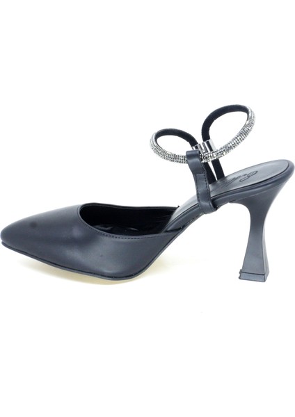 04100 Ince Topuk Rahat Taşlı Kadın Ayakkabı modelleri