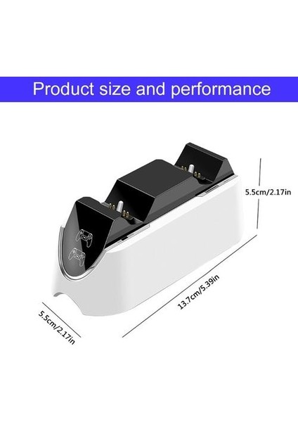 Çift USB Kolu Için Hızlı Şarj Dock Istasyonu Standı Şarj Hızlı Şarj Gamepad Denetleyicisi Joystick T84D | Gamepads (Yurt Dışından)