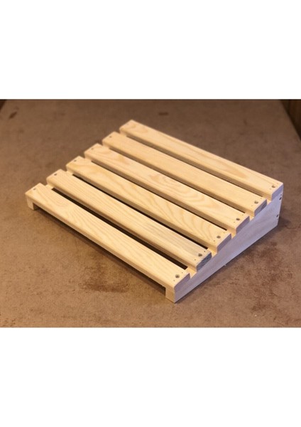 Tezel Ahşap Masa Altı Ayaklık Ayak Koyma Standı 30X40