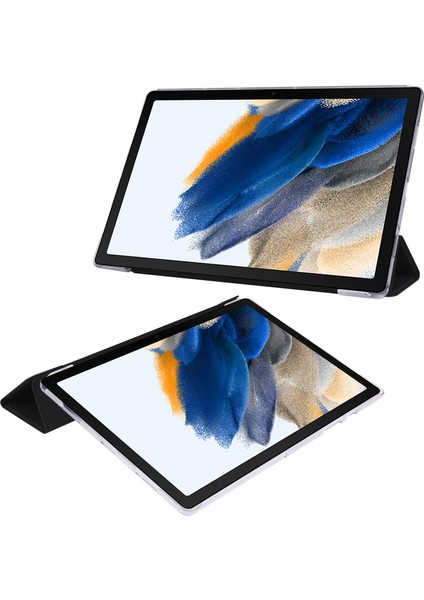 Samsung Galaxy Tab A8 10.5 Inç X200 Için Arkası Şeffaf Sert Smartcase modelleri
