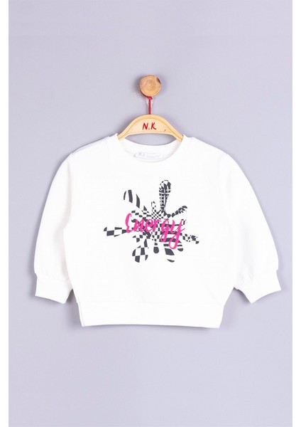 NM33614 Kız Bebek Sıçratma Sweat