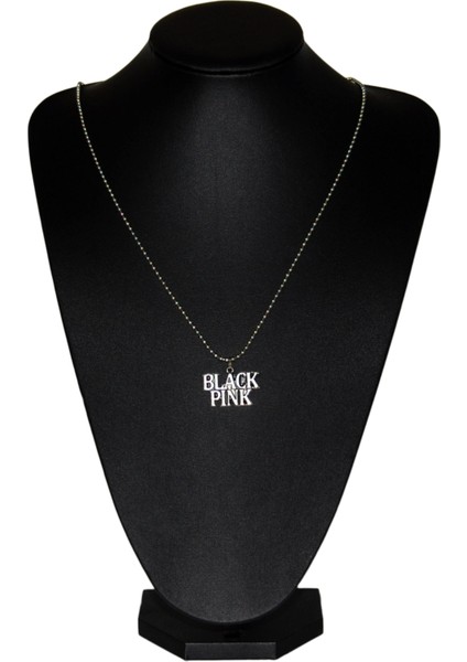Black Pınk Kore Fan Kolye Gümüş Kaplama Top Zincirli fiyatları