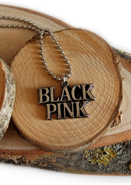 Black Pınk Kore Fan Kolye Gümüş Kaplama Top Zincirli fırsatları