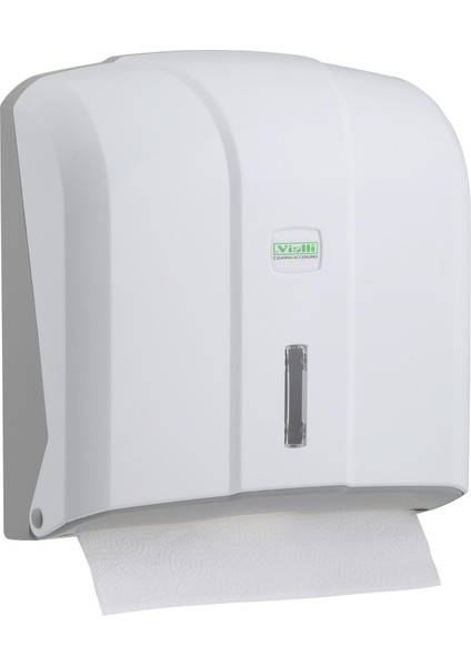 Vialli KH300 Z Katlı Kağıt Havlu Dispenseri 300'lü Beyaz
