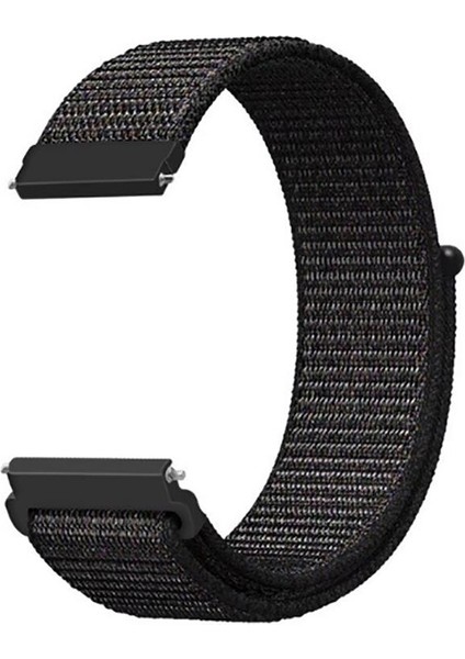 Xiaomi Amazzfit Gts (20MM) Için Kumaş Desenli Çırtçırlı Kayış-Kordon