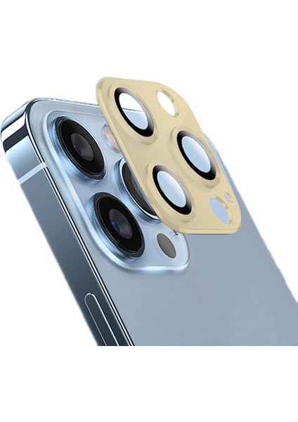 Apple Iphone 13 Pro Için Renkli 3D Kamera Koruma Lens Koruyucusu