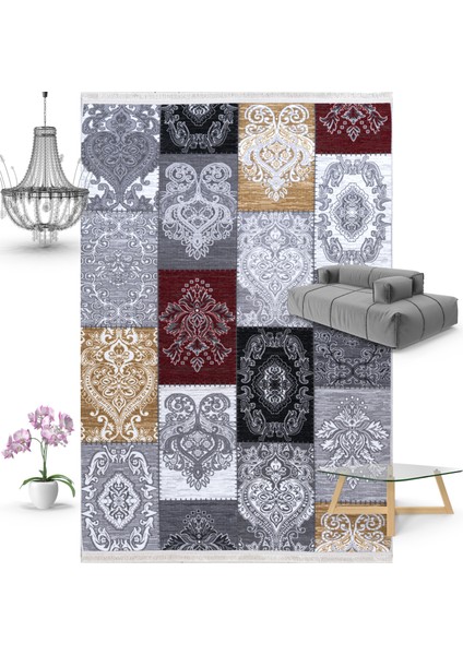 - Nonki Home Yeni Nesil Pamuk Taban Yıkanabilir Oturma Odası Halısı fiyatları