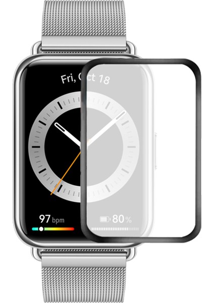 Huawei Fit 2 Ekran Koruyucu 3D Kavisli Full Kaplama Pmma