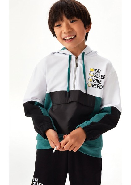 NM43510 Erkek Çocuk Torba Cepli Sweat fiyatları