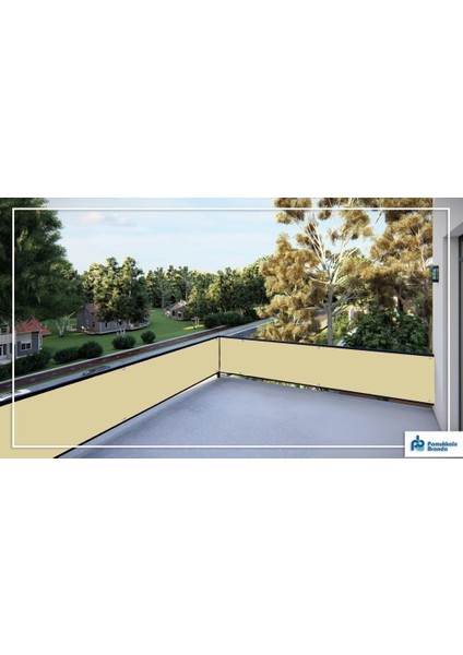 Balkon Demiri Perdesi Korkuluk Perdesi Su Geçimez 80 x 800