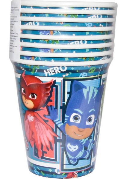 LPJ7184 Pj Masks Bardak 180/200 ml 8 Adet