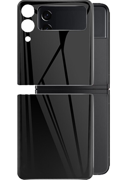 Samsung Galaxy Z Flip 3 Için 3D Ön-Arka Renkli Cam Koruyucu