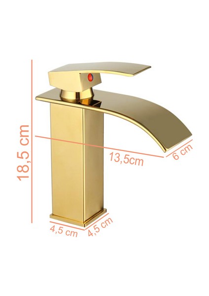 Şelale Gold Lavabo Bataryası