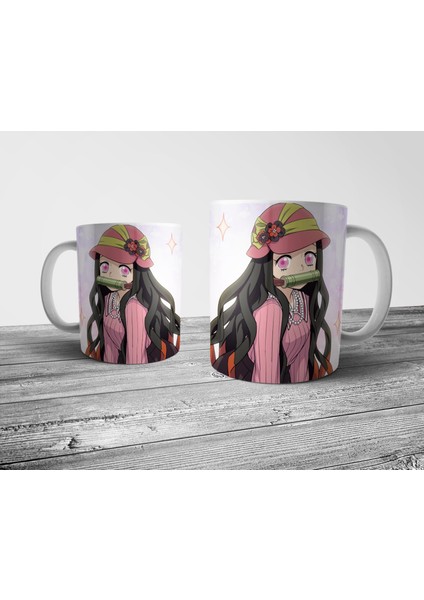 Nezuko Kamado - Demon Slayer Kupa Bardak Model 3 fiyatları