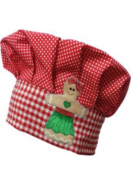 Kırmızı Ginger Aşçı Kepi