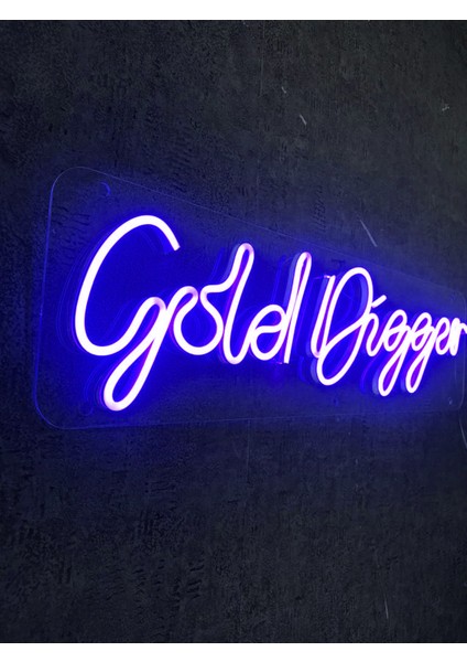 Gold Digger Neon LED Tabela Dekoratif Aydınlatma