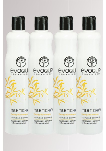 Milk Therapy Sülfatsız Şampuan 400 ml 4 Adet