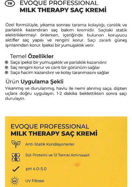 Milk Therapy Sülfatsız Şampuan 400 ml 4 Adet