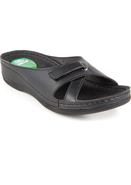 Orthopedix Star Anatomik Topuk Dikeni Jel Destekli Dört Mevsim Kadın Terlik 31107