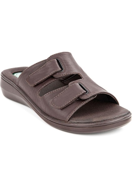 Orthopedix Nigero Anatomik Kemik Çıkıntısı Hallux ve Topuk Dikeni Jel Pedli Kadın Terlik 32214