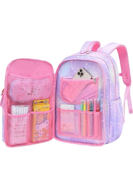 Çocuklar Schoolbag Kız Baskı Su Geçirmez Ilköğretim Okulu Sırt Çantası Öğrenci Sırt Çantası (Yurt Dışından)