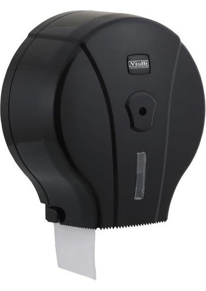 Vialli Mj1b Mini Jumbo Wc Tuvalet Kağıdı Dispenseri Aparatı Siyah