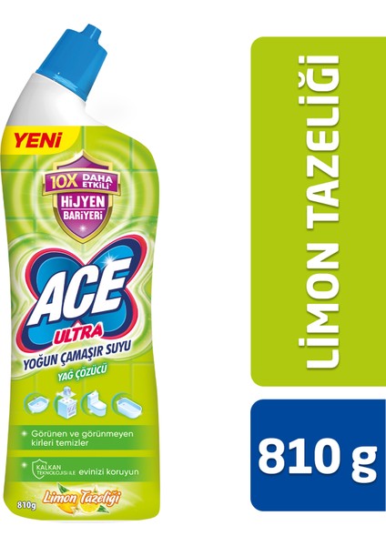 Ultra Yoğun Kıvamlı Ç.Suyu Limon Tazeliği 810G