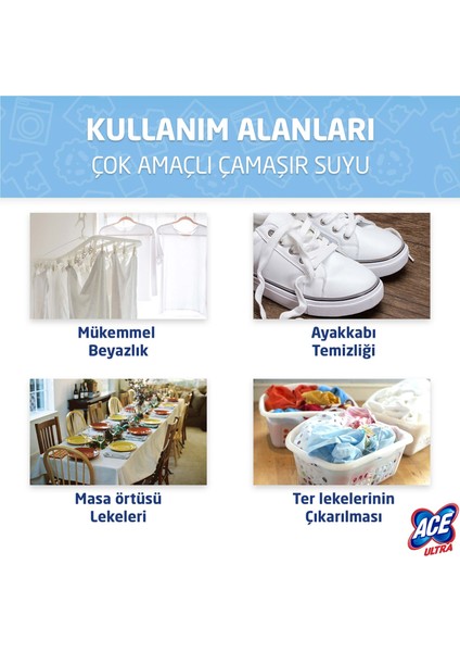 Ultra Çamaşır Suyu Köpük Banyo Çiçek Kokulu 700Ml X3