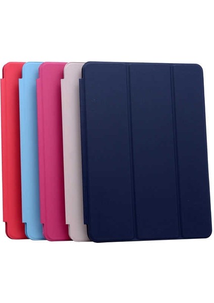 Apple Ipad Mini-Mini 2-Mini 3 Kılıf Kapaklı Standlı Uyku Modlu Sert Smart Case Lacivert