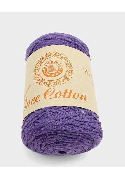 Aldemir Ince Pamuk Makrome Mor