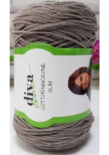 Açık Vizon Rengi Ince Pamuk Makrome