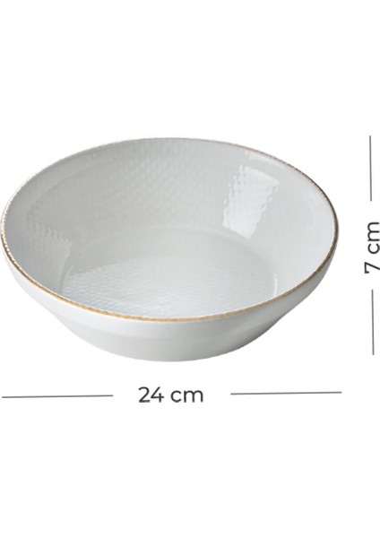 Nordic Istanbul Yuvarlak Salata Kase - 24 cm