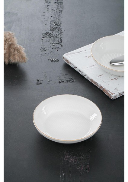 Nordic Istanbul Yuvarlak Çukur Tabak - 18 cm