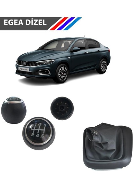 Fiat Egea Dizel Motor 6 Ileri Vites Topuzu ve Vites Körüğü Set fiyatları