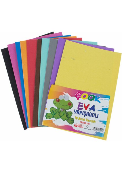 Çook Eva Yapışkanlı 20X30 10'lu Karışık Renk