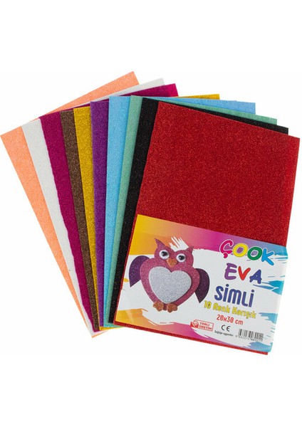 Çook Eva Simli 20X30 10'lu Karışık Renk
