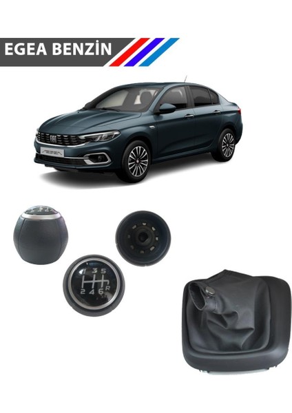Fiat Egea Benzinli 6 Ileri Vites Topuzu ve Vites Körüğü Set fiyatları