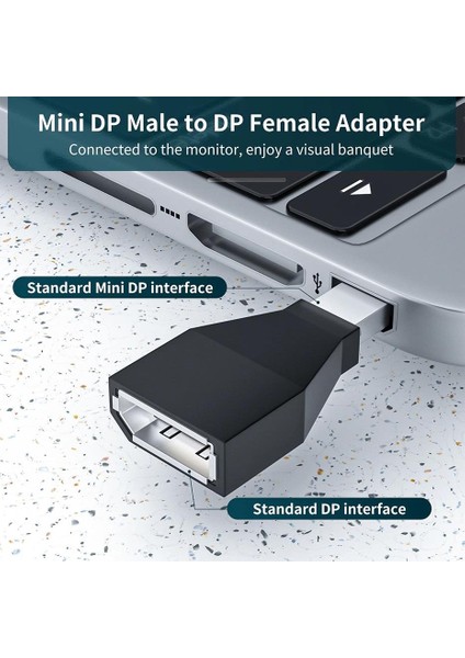 PrimeX Plus Px-Dpxdp Mini Displayport To Displayport Dönüştürücü 165hz Mini Display To Display Port Çevirici Dönüştürücü