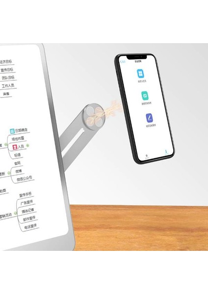 Bilgisayar Monitörüne Yapışan Mıknatıslı Telefon Tutucu, Monitör Uyumlu Telefon Stantı