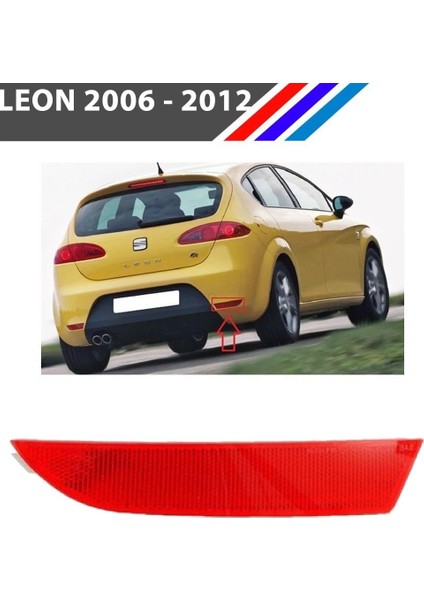 Seat Leon Fr Arka Tampon Reflektörü Sağ Taraf 2006 - 2013