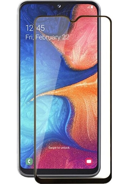 Samsung Galaxy A02S Ekran Koruyucu Temperli 5d Tam Ekran Cam
