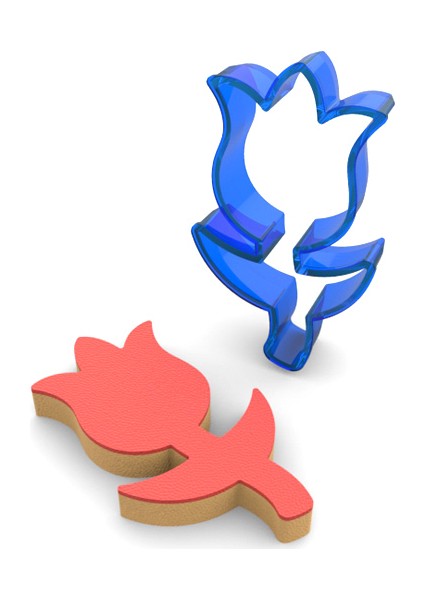 Lale Polikarbon Kurabiye Kalıbı