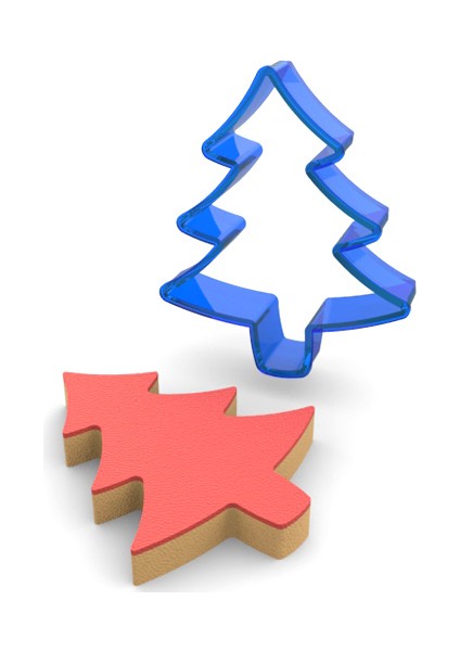 Çam Polikarbon Kurabiye Kalıbı