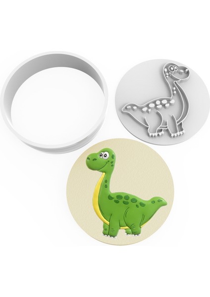 Kurabiye Kesici ve Damga Set – Dinozor