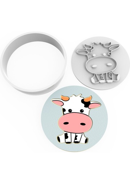 Kurabiye Kesici ve Damga Set – Inek