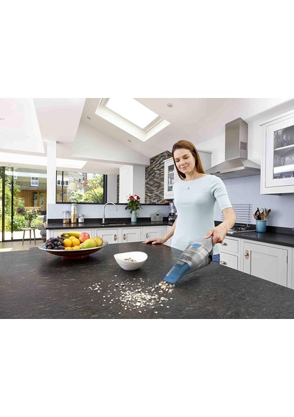 Black+Decker Dustbuster Şarjlı El Süpürgesi (7,2 V Kablosuz + Torbasız Elektrikli Süpürge, Duvara Montajlı Şarj Istasyonu) NVC215WA, Kobalt Mavisi, 385 ml modelleri