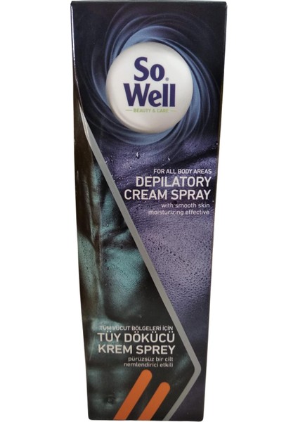 Erkek Tüy Dökücü Krem Sprey 120 Ml